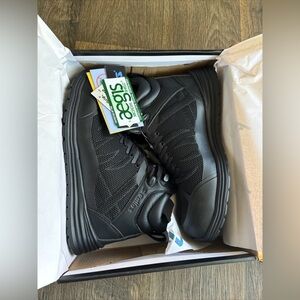 Women's S Fellas Boots 580 Black Fangs 6 Comp Toe SD PR Size 8.5 NWT